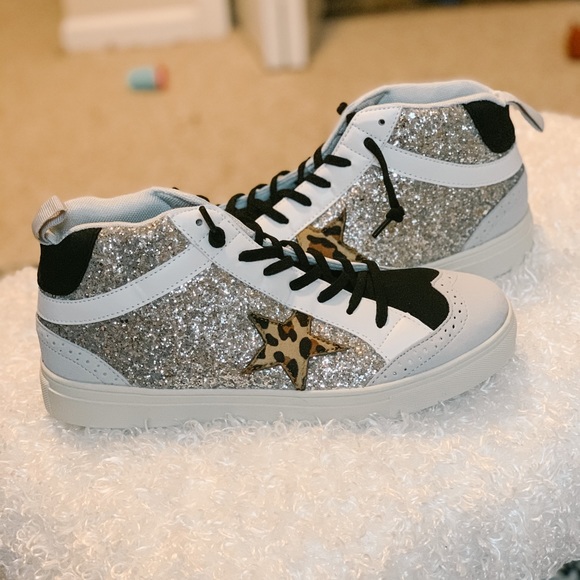Shoes - Glitter Star Sneakers